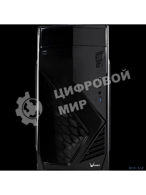 Компьютерный корпус Aerocool/Formula Cs-102 (mATX, без БП, 1x USB3.0, 1x USB2.0) черный