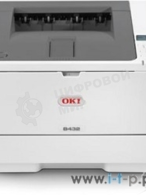 Принтер лазерный OKI B432DN (45762012), A4, ч/б, печ. 40 стр/мин., 1200 x 1200 dpi, Ethernet, USB
