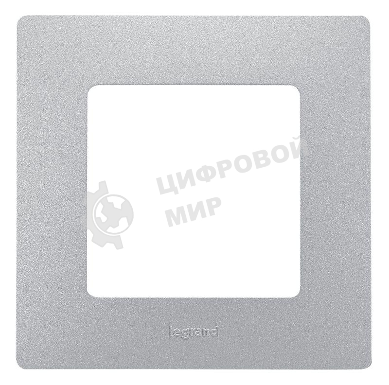 Рамка 1 пост, алюм. ETIKA