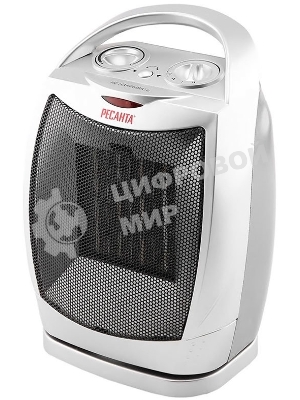 Тепловентилятор Ресанта ТВК-2, серебристый, 900/1800 Вт, 18 м2, термостат, поворот корпуса 67/2/4