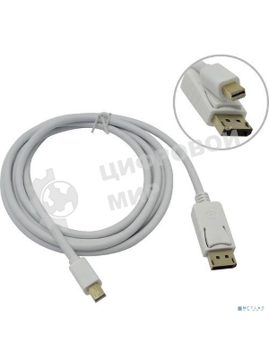 Кабель-переходник ExeGate EX284929RUS miniDisplayPort-DisplayPort ExeGate EX-CC-mDPM-DPM-1.8 (mini20M/20M, 1,8м)