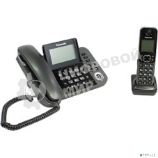 Телефон беспроводной (DECT) Panasonic KX-TGF310RUM, серый металлик