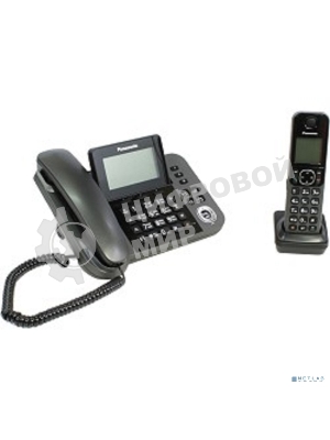 Телефон беспроводной (DECT) Panasonic KX-TGF310RUM, серый металлик