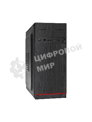 Компьютерный корпус Miditower ExeGate AA-442U2-AA500 (ATX, AA500 8 см, 1*USB+2*USB3.0, аудио, черный)