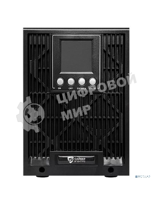 Источник бесперебойного питания Сайбер Электро ИБП ЭКСПЕРТ-II-2000 Онлайн, Напольное исполнение 2000ВА/1800Вт USB/RS-232/SNMPslot (2 EURO + 2 IEC С13) (12В/7А·ч. х 4)