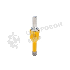 Коронка алмазная профессиональная по керамограниту и железобетону Kranz М14, вакуумное спекание, 10 мм, для УШМ