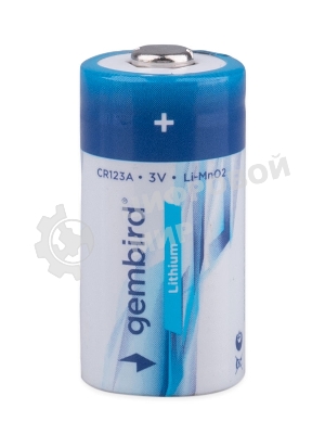 Батарейка литиевая Gembird Gb-CR123A-1B, тип CR123A, 1шт, блистер