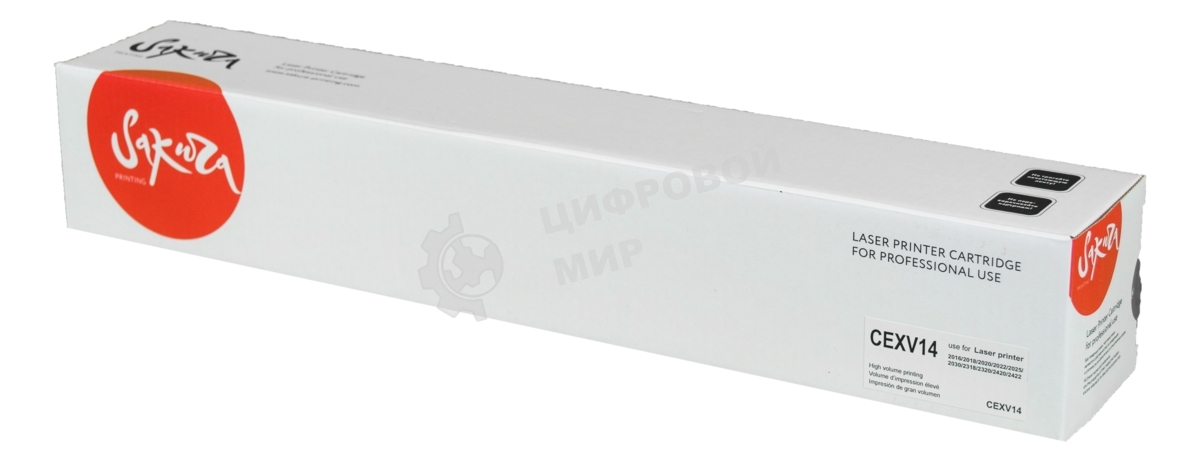 Картридж Sakura CEXV14 для Canon iR2016, iR2016i, iR2016J, iR2018, iR2018i, iR2020, iR2020i, iR2022, iR2022i, iR2025, iR2025i, iR2030, iR2030i, черный, 8 500 к.