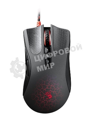 Мышь проводная A4Tech Bloody AL90 Blazing черный, 12000 dpi, USB, кнопки - 8