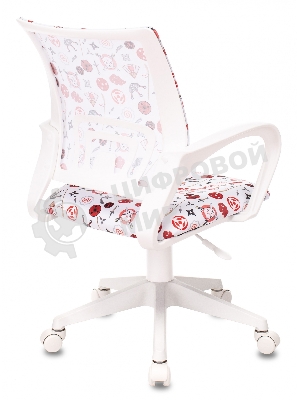 Кресло детское Бюрократ KD-W4 белый крестовина пластик пластик белый