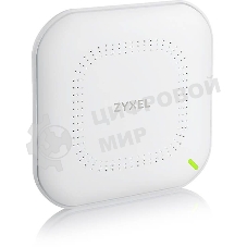 Гибридная точка доступа Zyxel NebulaFlex NWA90AX, WiFi 6, 802.11a/b/g/n/ac/ax (2,4 и 5 ГГц), MU-MIMO, антенны 2x2, до 575+1200 Мбит/с, 1xLAN GE, PoE, защита от 4G/5G, БП в комплекте