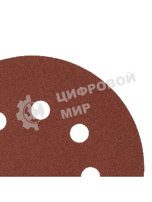 Круг абразивный Сибртех на ворсовой подложке под 