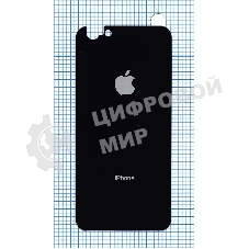 Защитное заднее стекло для iPhone 6/6S черное