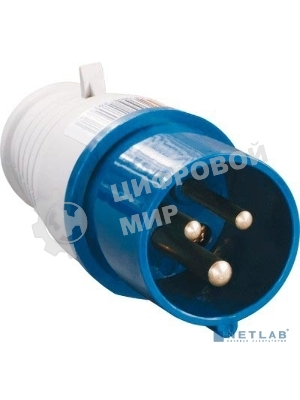 Вилка эл. каб. 32А 2P+PE 220В IP44 ССИ-023 IEK PSR01-032-3