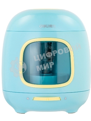 Точилка для карандашей электрическая Deli VA13BLUE пластик, синий