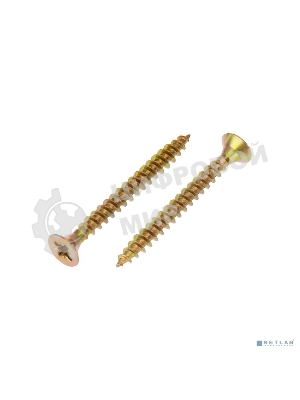 Саморез универсальный Kranz 4х40, желтый цинк, короб (200 шт./уп.)