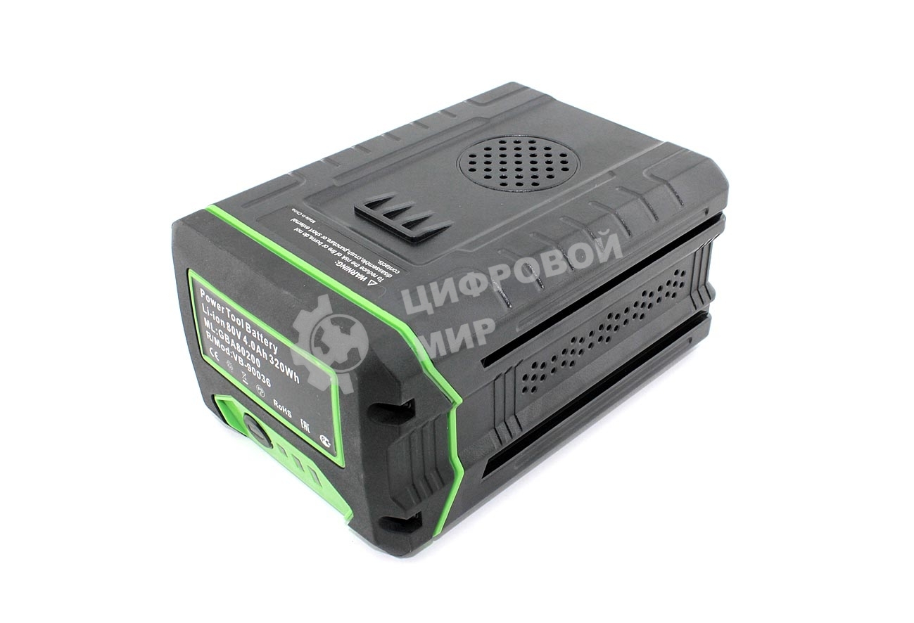 Аккумулятор GreenWorks G80B2, 80V, 2 А.ч (2927307)