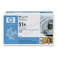Картридж лазерный HP Q7551A черный для LJ P3005/M3035mfp/M3027mfp 6500 стр.