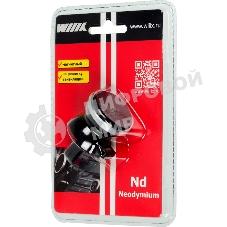 Держатель Wiiix HT-47Vmg магнитный черный/серебристый для смартфонов