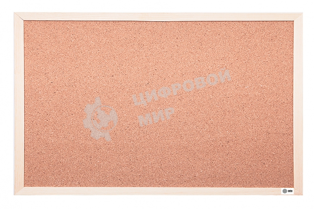 Демонстрационная доска Cactus CS-CWBD-30x45 пробка пробковая 30x45 см деревянная рама коричневый