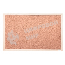 Демонстрационная доска Cactus CS-CWBD-30x45 пробка пробковая 30x45 см деревянная рама коричневый