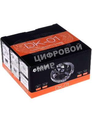 Кулер Cooler ID-Cooling DK-01 черный/серебристый 92мм алюминий 2500rpm 29db 95W 52мм
