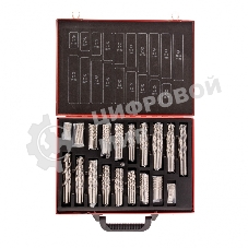 Набор сверл Matrix по металлу, 1-10 мм, 170 шт., HSS, в металлическом кейсе