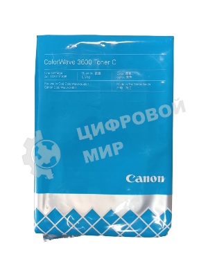 Тонер лазерный Canon ColorWave 3600 Toner C (3281C002) голубой для Canon Oce ColorWave 3600