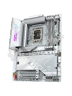 Материнская плата Gigabyte Z890 AORUS PRO ICE, LGA 1851, Intel Z890, 4xDDR5, 4xSATA, 5xM.2, 1xPCIe 5.0 x16, 1xPCIe 4.0 x4, 1xPCIe 4.0 x1, 2xUSB-C (Thunderbolt 4), 1x 5Gb LAN, 4xUSB-A 3.2 Gen 1, 2xUSB-A 3.2 Gen 2, 4xUSB-A 2.0, 2x3.5 мм, 7.1, ATX