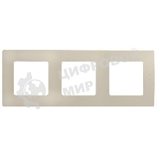 Рамка 3 поста, сл. кость ETIKA