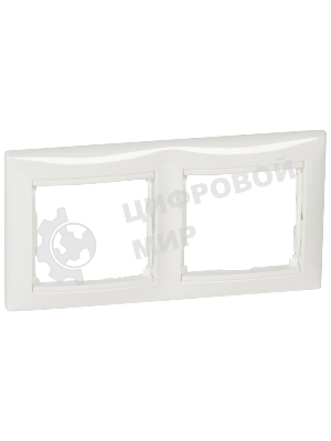 Рамка 2-м Valena горизонт. белый (DIY-упак.) Legrand 694241
