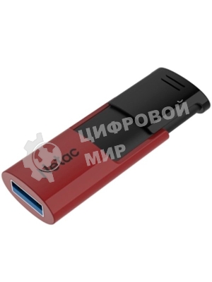 Флешка USB Netac U182 NT03U182N-256G-30RE, USB 3.0 256Gb, retail version, черный/красный