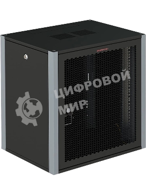 Шкаф коммутационный Sysmatrix (WP 6612.930) настенный 12U 600x600 мм пер. дв. перфор. 2 бок. пан. 60 кг серый 24 кг IP20