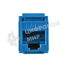 Модуль-вставка Keystone Jack RJ-45 ExeGate KJ-8P8C-U-C6-180-Dual (Кат.6, неэкранированная, 180 градусов, IDC Krone/110)