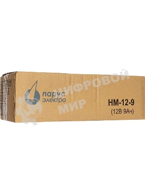 Батарея для ИБП Парус-электро HM-12-9 (AGM/12В/9,0А·ч/клемма F2)