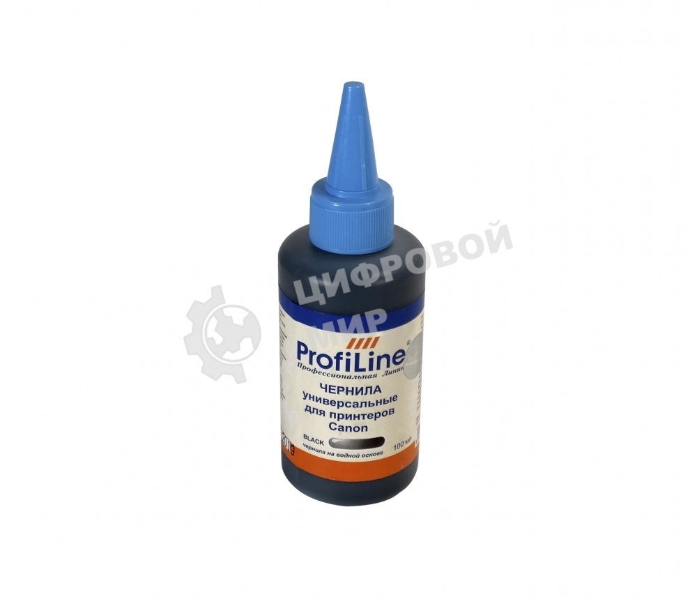 Чернила для Canon универсальные черный 100 мл водн ProfiLine