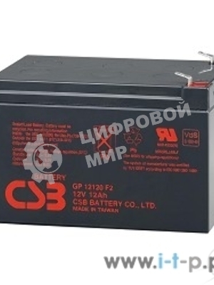 Батарея CSB GP 12120 (12V 12Ah) F2
