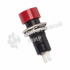 Выключатель-кнопка Rexant 250V 1А (2с) ON-OFF красный