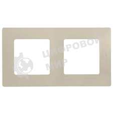 Рамка 2 поста, сл. кость ETIKA