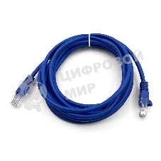 Патч-корд Buro UTP cat.5e 3м синий RJ-45 (m)-RJ-45 (m)
