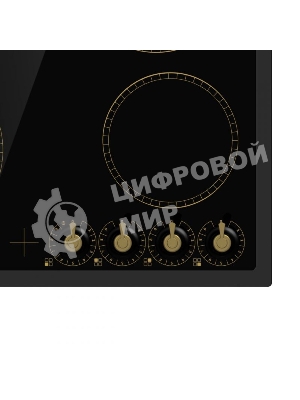 Варочная поверхность Gorenje EC642CLB, конфорок: 4 шт., стеклокерамика, независимая, черный