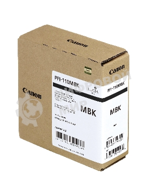 Картридж струйный Canon PFI-110 MBK 2363C001 черный матовый (160мл) для Canon TX-2000/TX-3000/TX-4000