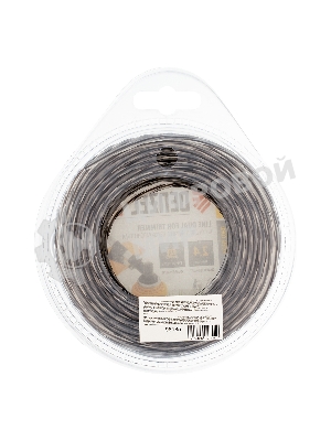 Леска для триммеров Denzel двухкомпонентная квадратная витая 2.4ммх15м extra cord