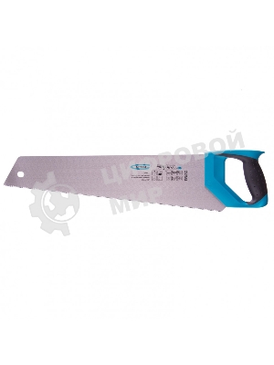 Ножовка по дереву Gross PIRANHA, усил.трапецев.полотно,500 мм,11-12TPI,зуб3D,кален.зуб,2-комп.рук.