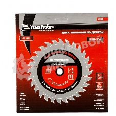 Диск Matrix Пильный по дереву, 200x32мм, 48 зубьев, + кольцо, 30/32 Professional