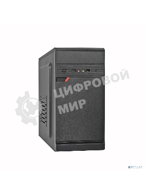 Компьютерный корпус ExeGate EX283057RUS Minitower ExeGate BAA-106 Black, mATX, (AAA350, 80мм), 2хUSB, Audio