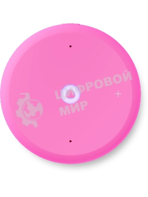 Умная колонка Яндекс Станция Лайт 2 LED, 6Вт, с экраном, 1 динамик, часы, Алиса, BT5.0, Wi-Fi, розовый