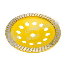 Чашка алмазная шлифовальная Kranz Turbo, 230х22,2 мм