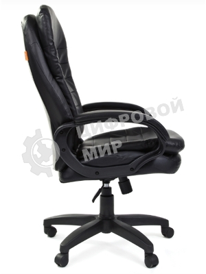 Кресло Chairman 795 LT черный, экокожа, 120 кг, механизм качания