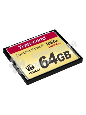 Флеш карта CF 64Gb Transcend TS64GCF1000 (1000X) 